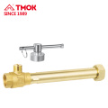 TMOK Magnetic lock brass water meter valve